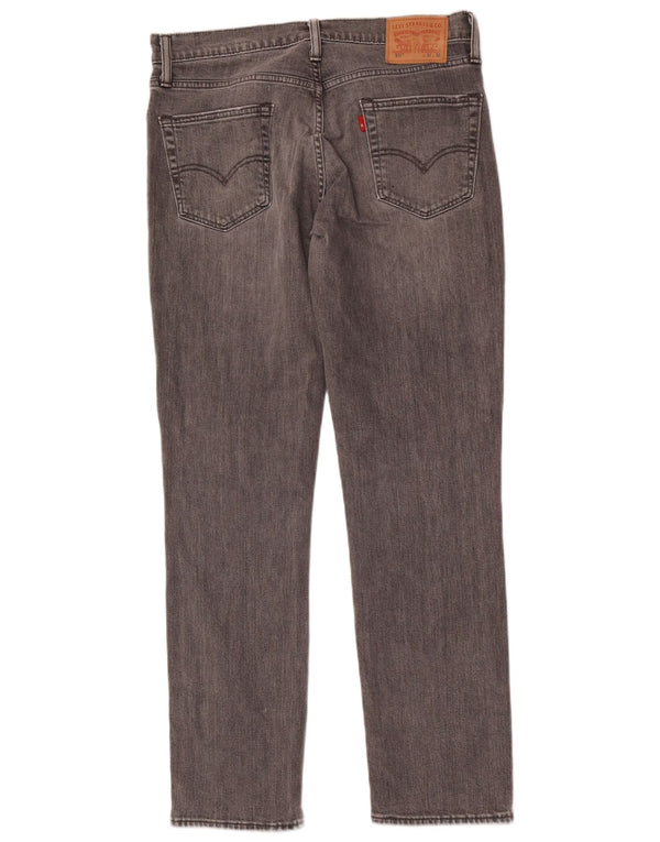Levi's Mens 511 Slim Jeans W33 L32 Grey Cotton