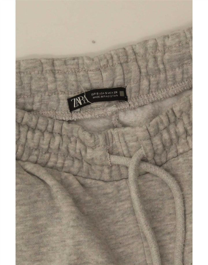 Zara Womens Tracksuit Trousers Joggers Small  Grey Flecked