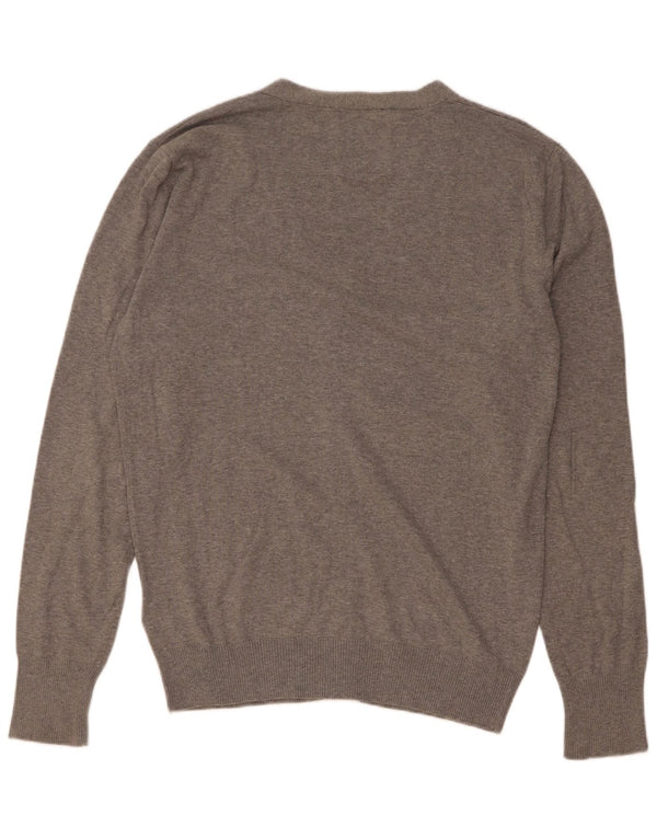 Diesel Mens Cardigan Sweater XL Grey Cotton