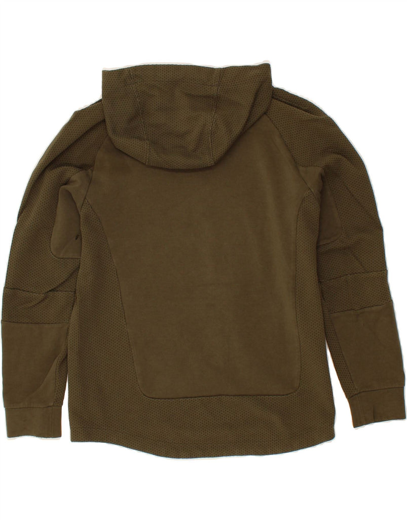 PUMA Mens Hoodie Jumper Small Green Cotton Vintage Puma and Second-Hand Puma from Messina Hembry 