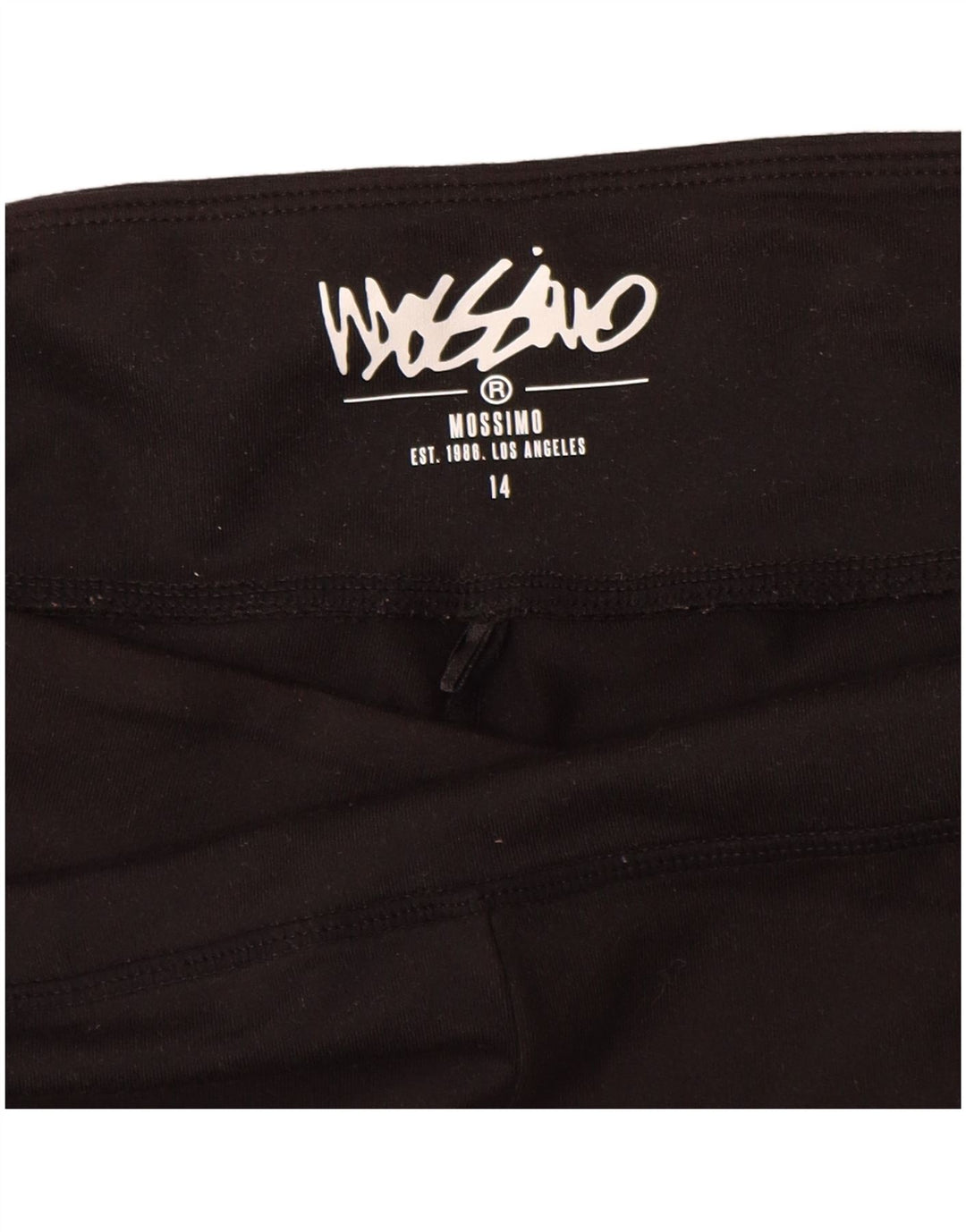 Mossimo Womens Graphic Sport Shorts US 14 XL  Black