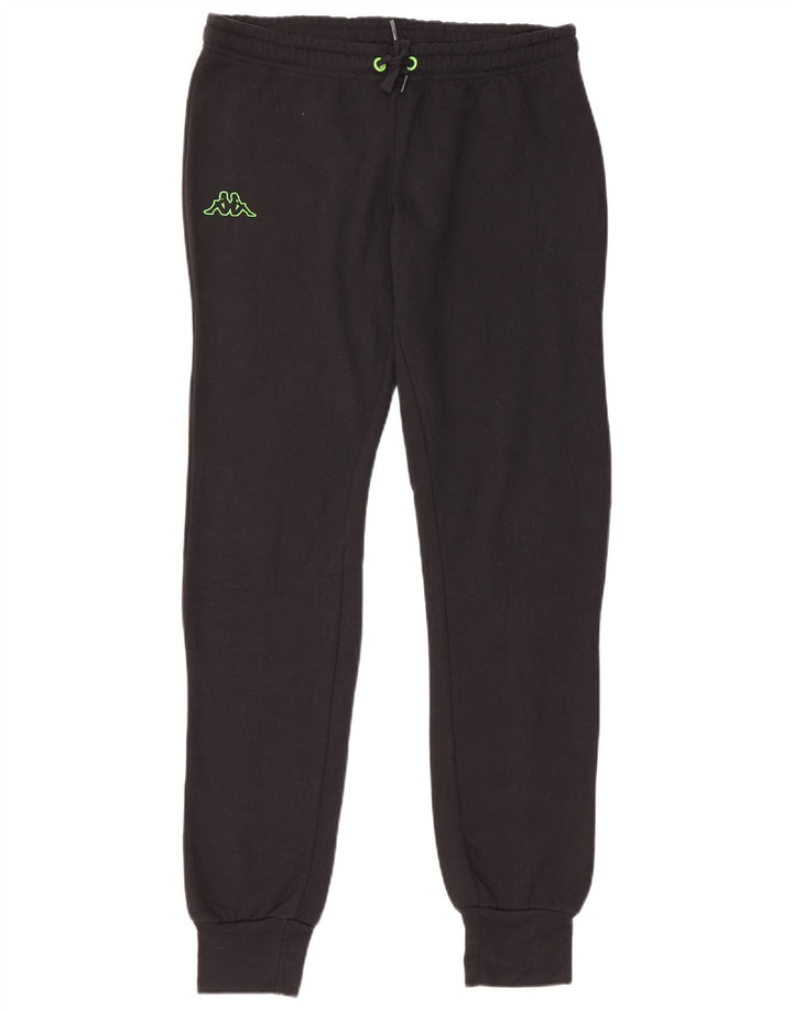 Kappa Womens Tracksuit Trousers Joggers Large  Black Cotton