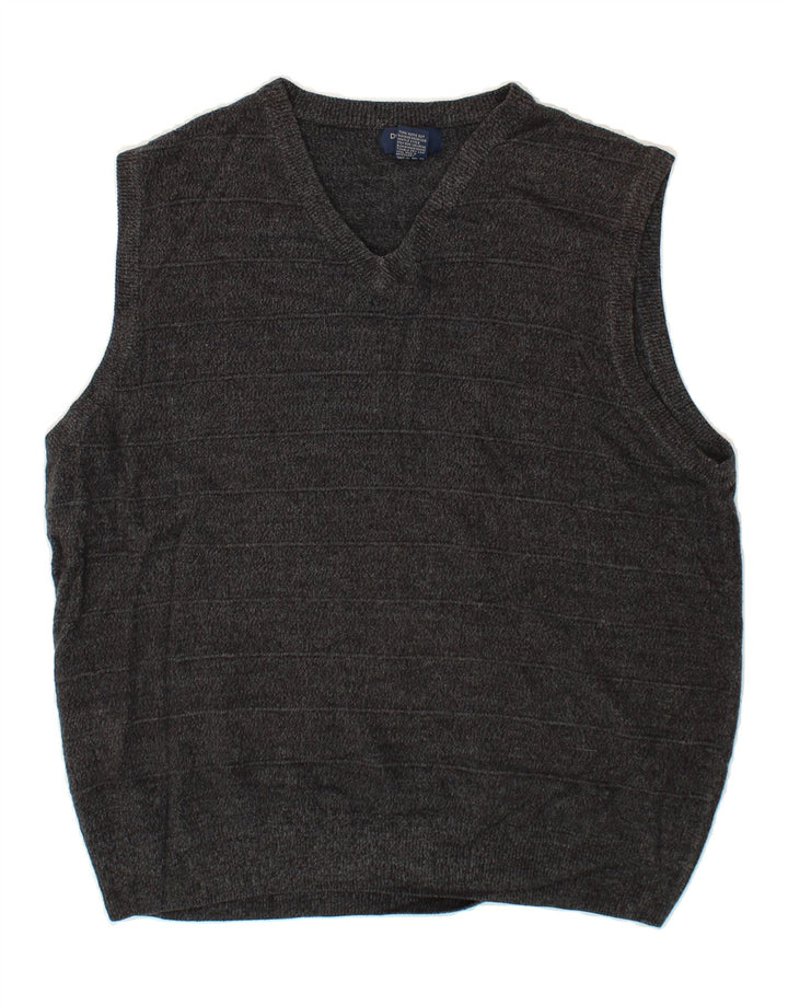 DOCKERS Mens Vest Tank Top Large Grey Flecked Acrylic Vintage Dockers and Second-Hand Dockers from Messina Hembry 