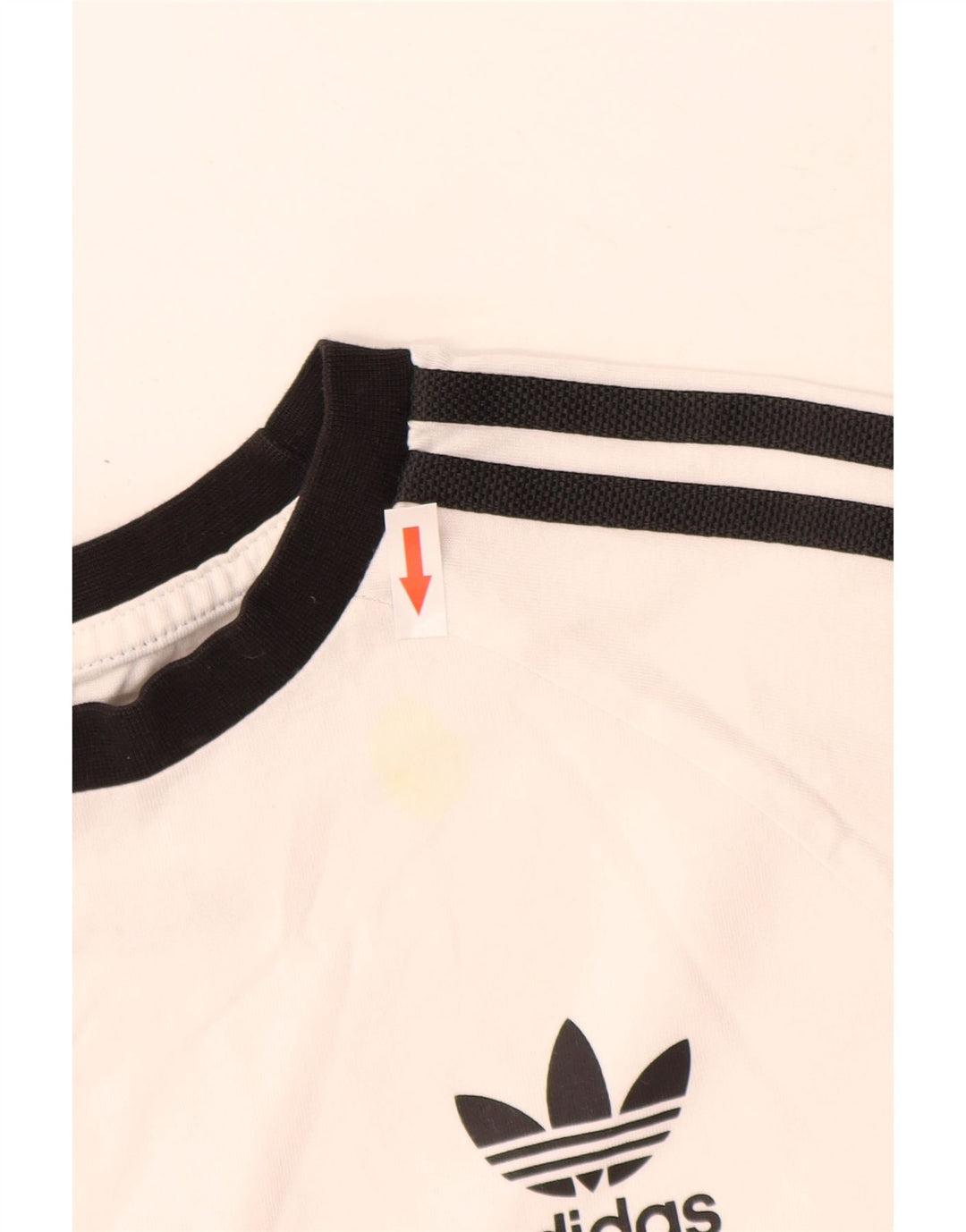 Adidas Boys T-Shirt Top 7-8 Years White Cotton