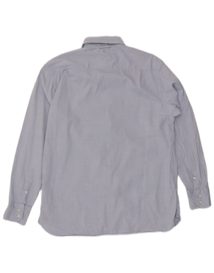 Tommy Hilfiger Mens Shirt Medium Blue Cotton