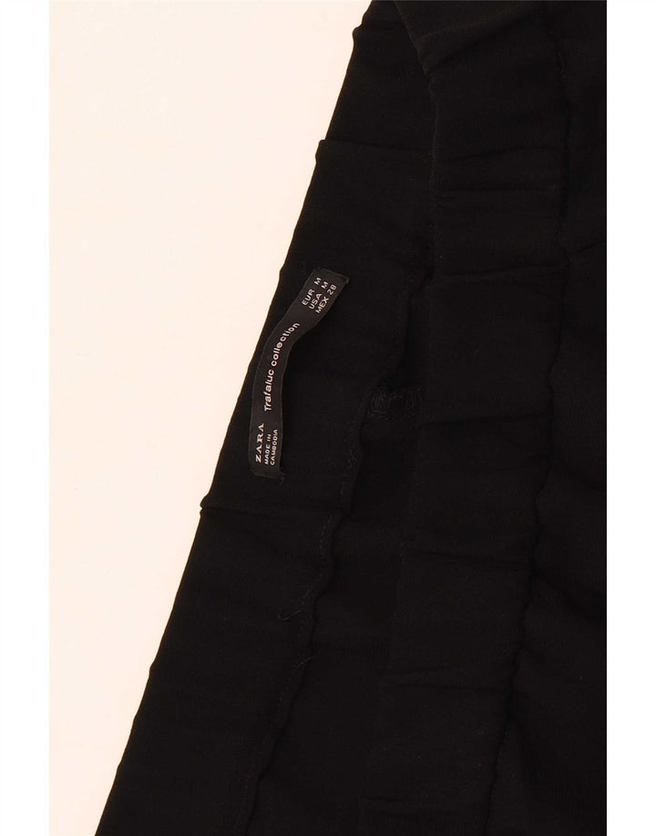 Zara Womens Trafaluc Capri Trousers Medium W28 L19 Black