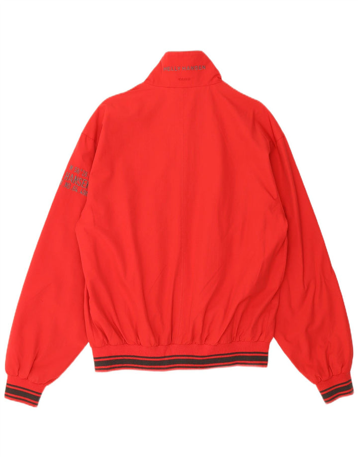 Helly Hansen Mens Graphic Bomber Jacket UK 40 Large Red Polyamide Sports