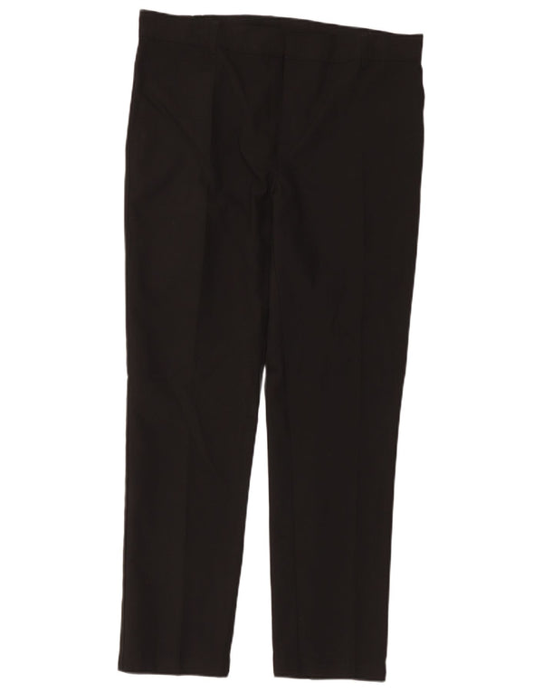 Marks & Spencer Boys Straight Suit Trousers 15-16 Years W34 L29 Black