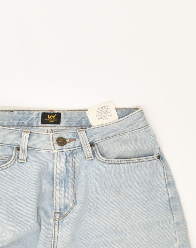 LEE Womens Denim Shorts W24 XS Blue Cotton | Vintage Lee | Thrift | Second-Hand Lee | Used Clothing | Messina Hembry 