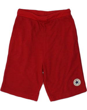 CONVERSE Pantaloncini sportivi per ragazzi 13 14 anni XL Cotone rosso Abbigliamento vintage e di seconda mano online Messina Hembry