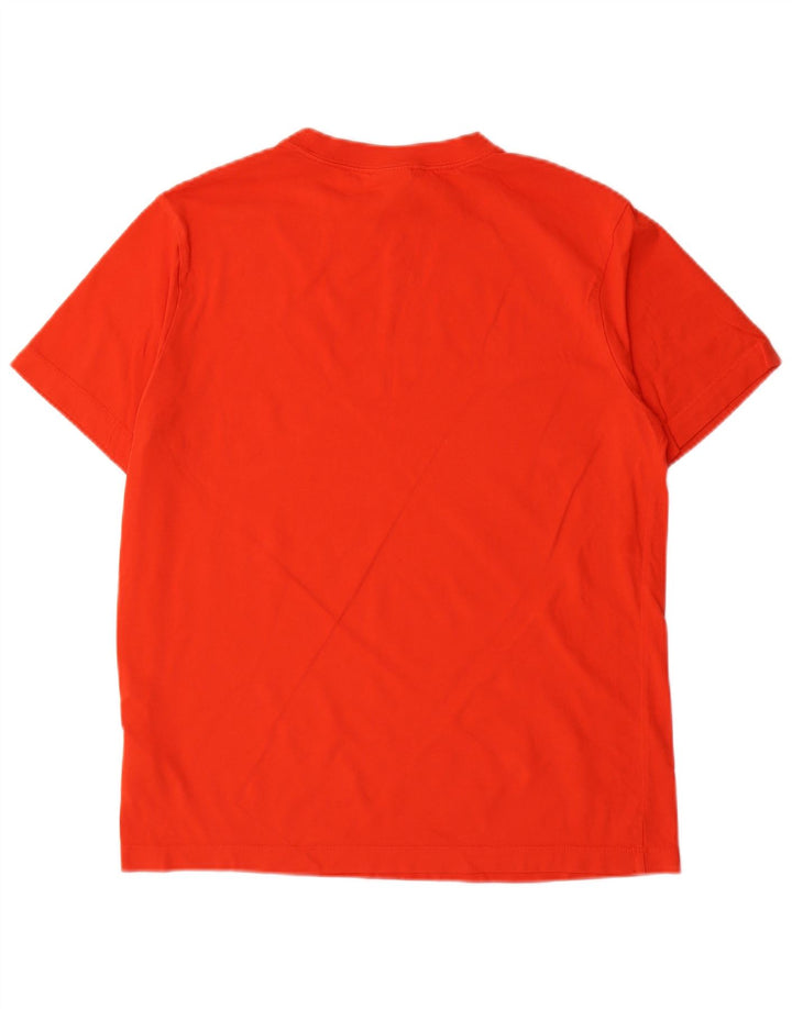 NIKE Mens T-Shirt Top XS Orange Cotton