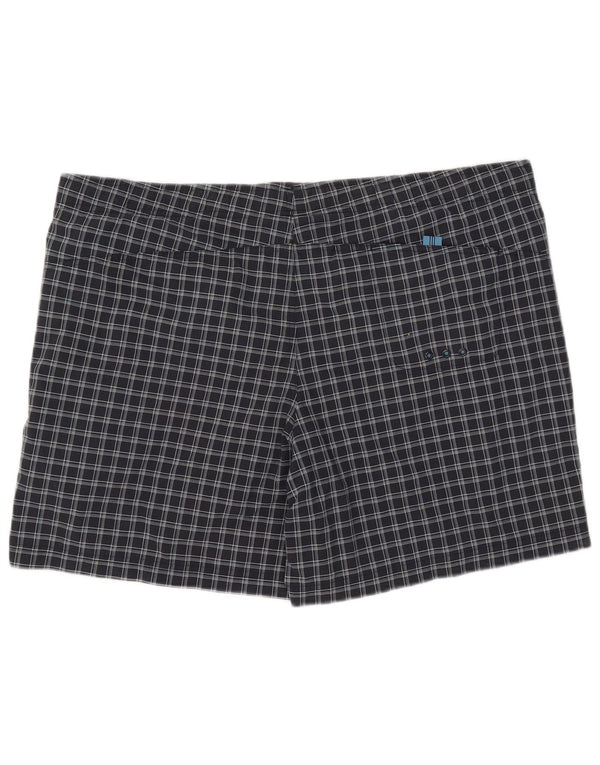 Adidas Mens Swimming Shorts XL Black Check Polyester