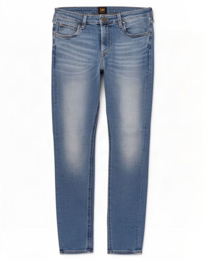 Lee Womens Malone Slim Jeans W31 L32 Blue Cotton