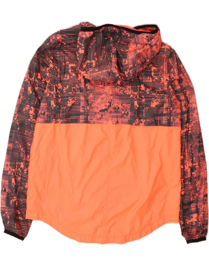 OAKLEY Mens Hooded Rain Jacket UK 38 Medium Red Colourblock Polyester Vintage Oakley and Second-Hand Oakley from Messina Hembry 