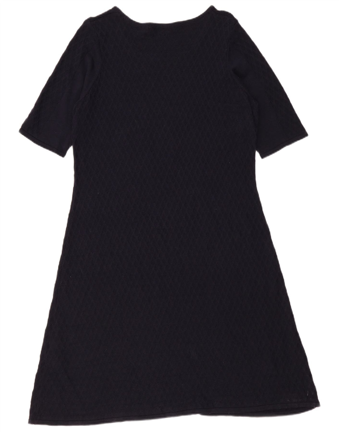 Marks & Spencer Womens A-Line Dress UK 16 Large Navy Blue Viscose