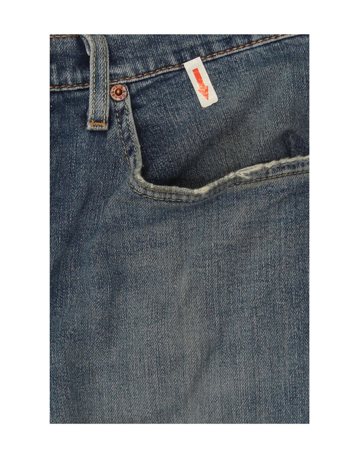 Levi's Mens 502 Tapered Jeans W34 L32 Blue Cotton