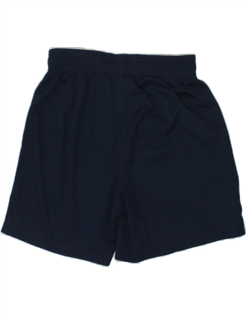 NIKE Boys Dri Fit Sport Shorts 8-9 Years Small Navy Blue Polyester | Vintage Nike | Thrift | Second-Hand Nike | Used Clothing | Messina Hembry 