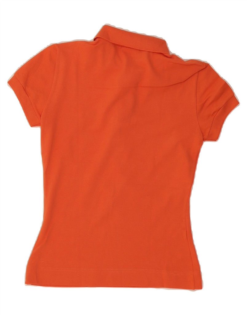 LACOSTE Womens Polo Shirt Size 36 Small Orange Cotton Vintage Lacoste and Second-Hand Lacoste from Messina Hembry 