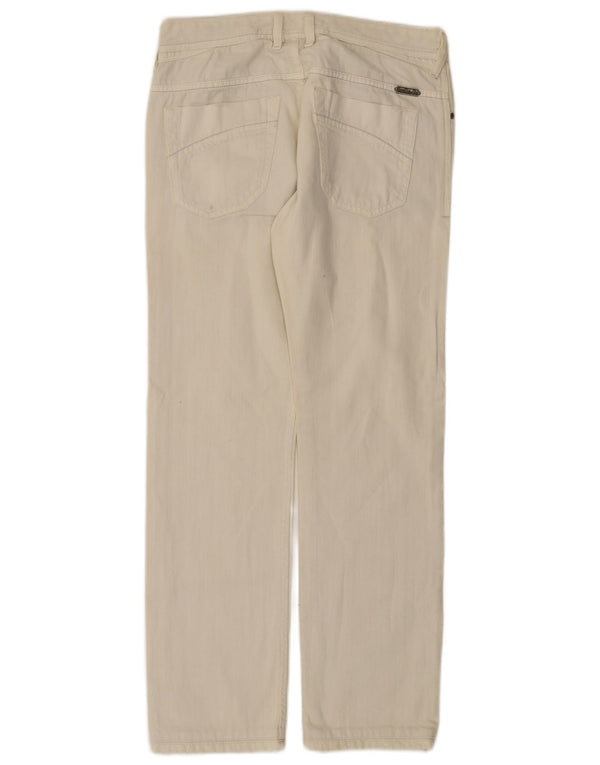 Diesel Womens Iakop Regular Slim Tapered Jeans W31 L29 White Cotton
