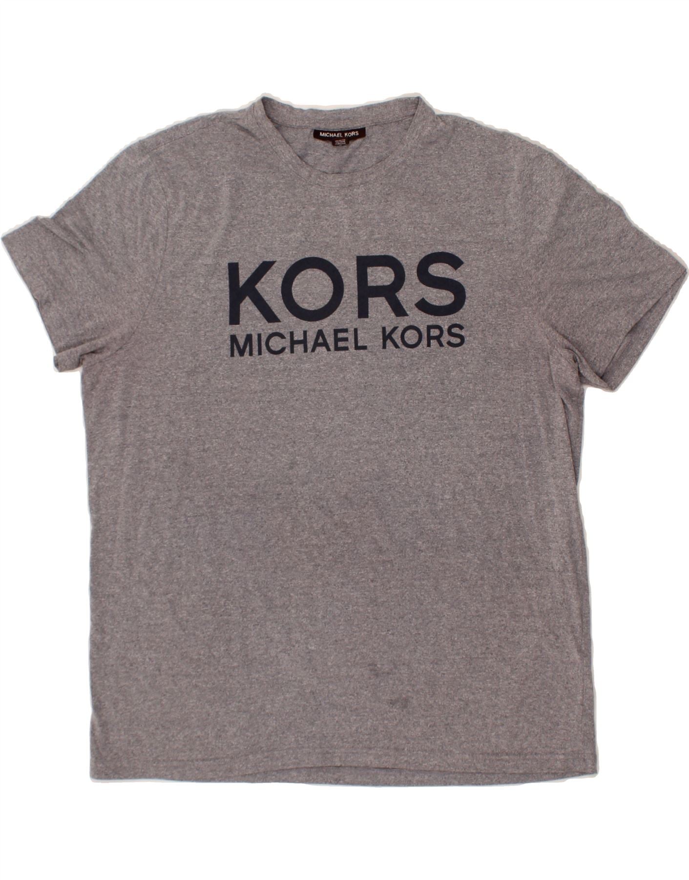 Michael kors t shirt mens grey on sale