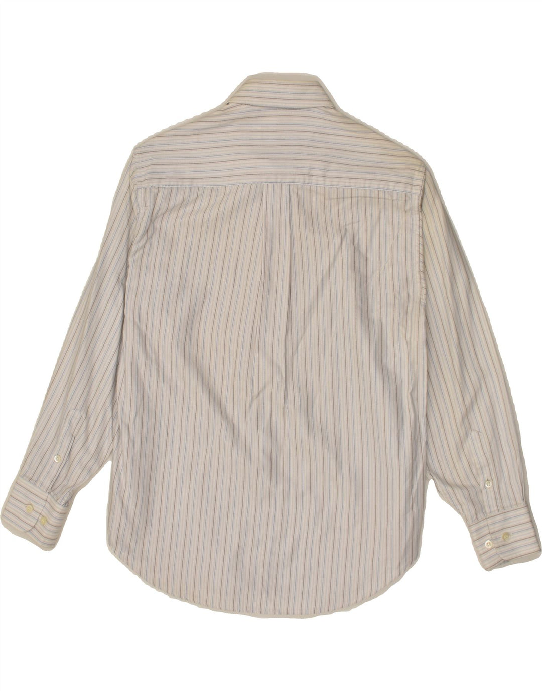 BROOKSFIELD Boys Shirt 10-11 Years Grey Striped Cotton | Vintage Brooksfield | Thrift | Second-Hand Brooksfield | Used Clothing | Messina Hembry 