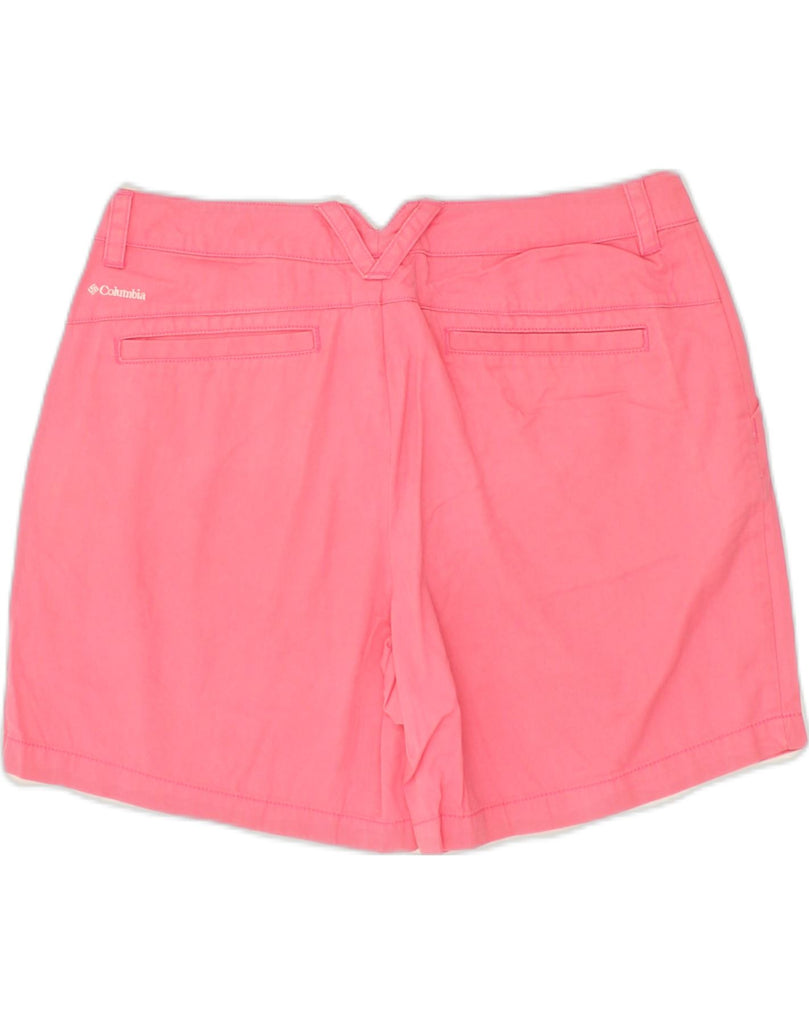 COLUMBIA Womens Chino Shorts US 8 Medium W31 Pink Cotton | Vintage Columbia | Thrift | Second-Hand Columbia | Used Clothing | Messina Hembry 