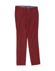 MICHAEL KORS Mens Slim Chino Trousers W32 L33 Red Cotton