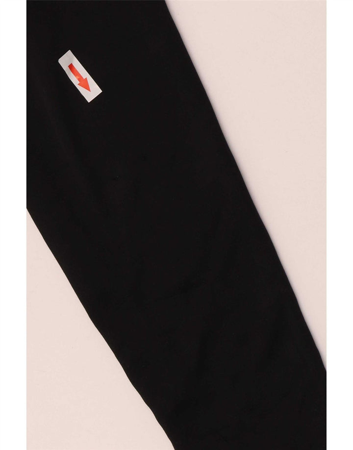 Nike Mens Zip Neck Graphic Pullover Tracksuit Top XS Black Polyester