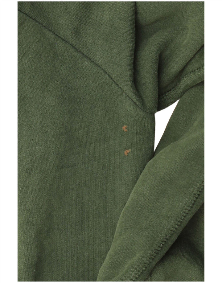 SUPERDRY Mens Graphic Zip Hoodie Sweater Medium Khaki