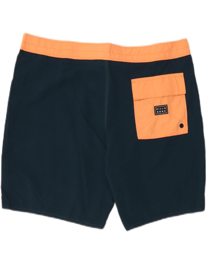 Billabong Mens Swimming Shorts Large Navy Blue Polyester