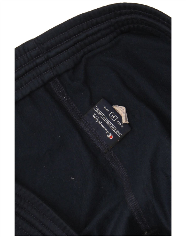 CHAMPION Mens Tracksuit Trousers Medium  Navy Blue Polyester