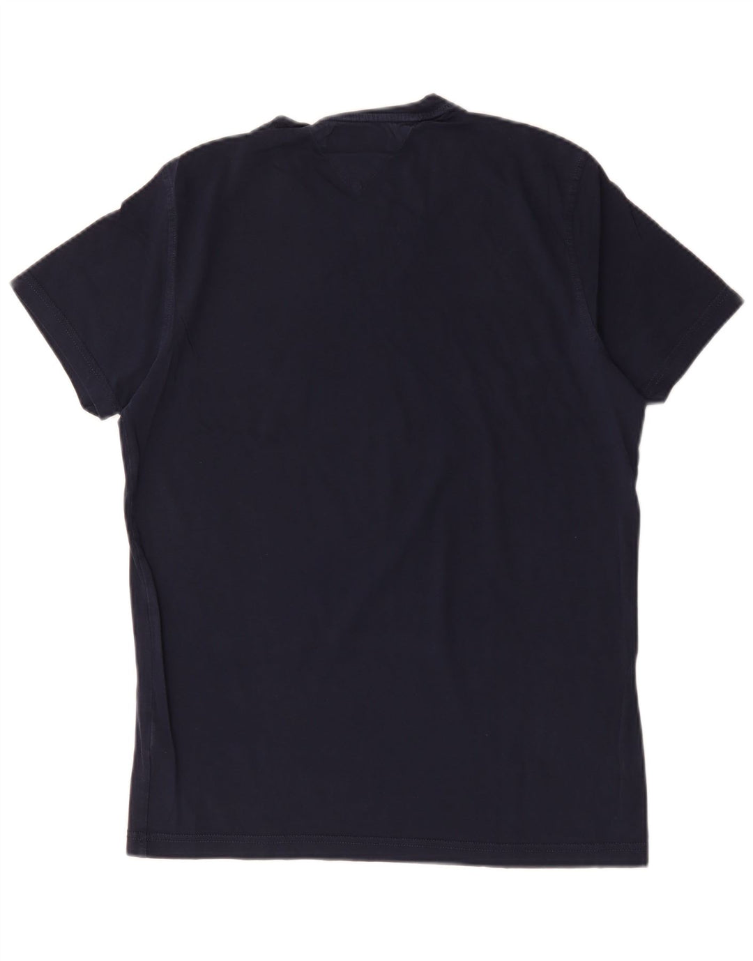 Tommy Hilfiger Mens T-Shirt Top Large Navy Blue Cotton