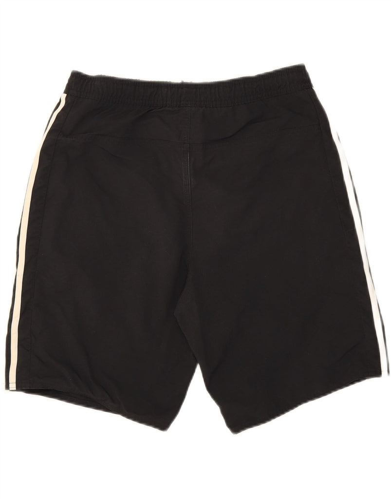 ADIDAS Mens Sport Shorts Medium Black Nylon Vintage Adidas and Second-Hand Adidas from Messina Hembry 