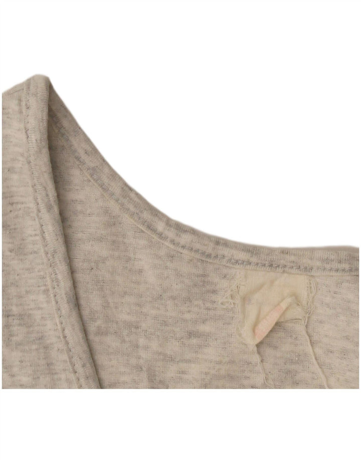 Champion Womens Graphic Vest Top UK 12 Medium Grey