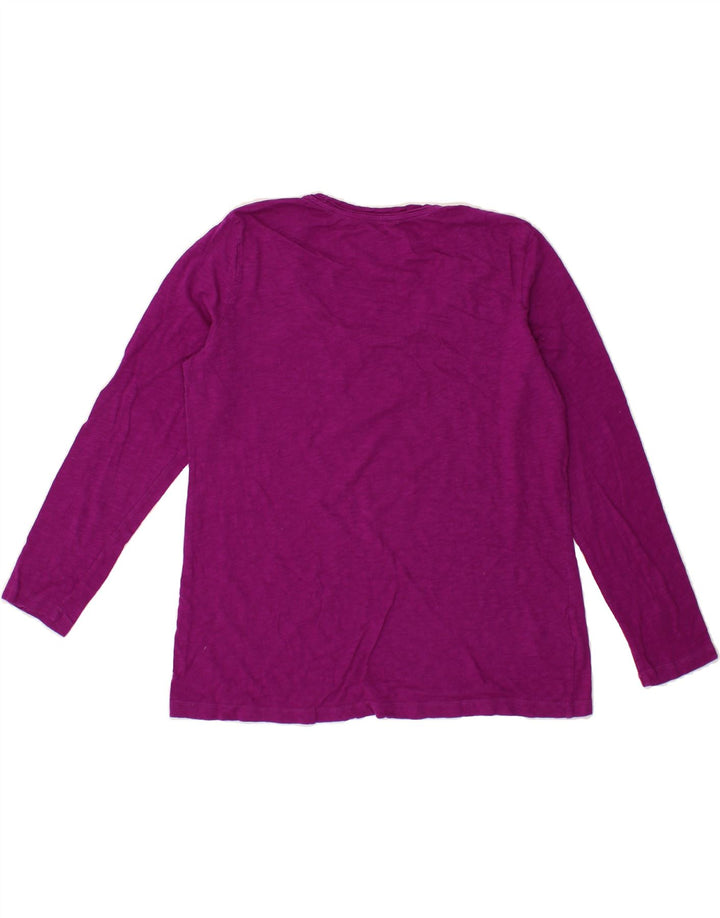EDDIE BAUER Womens Top Long Sleeve UK 16 Large Purple Cotton Vintage Eddie Bauer and Second-Hand Eddie Bauer from Messina Hembry 