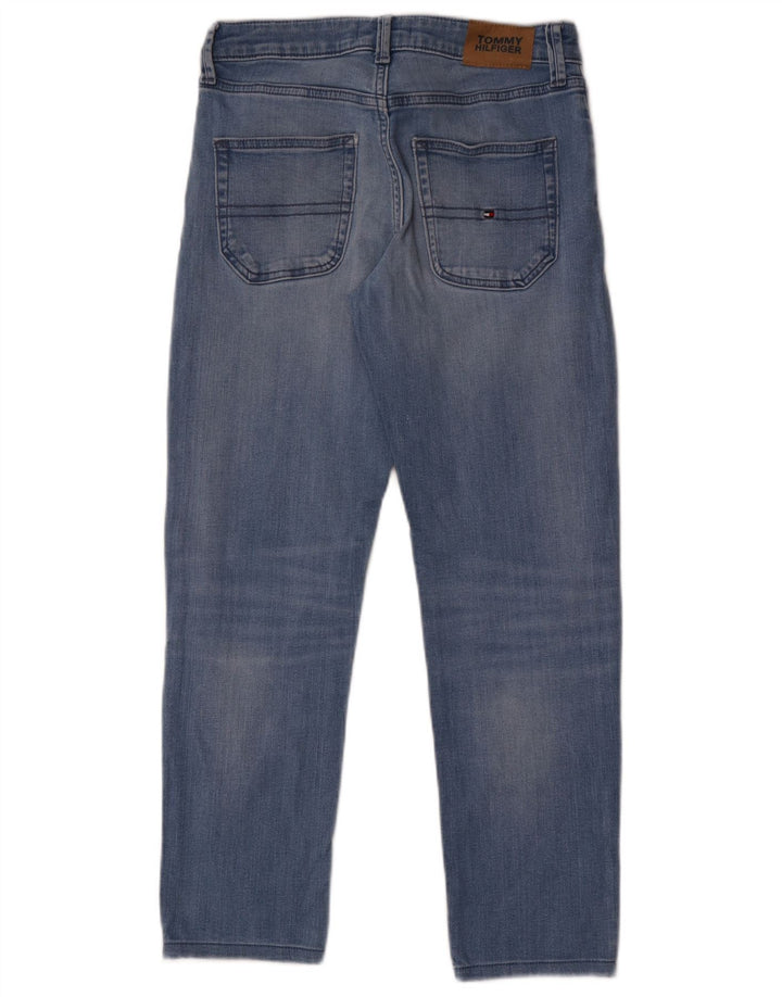 Tommy Hilfiger Boys Straight Jeans 12-13 Years Blue Cotton