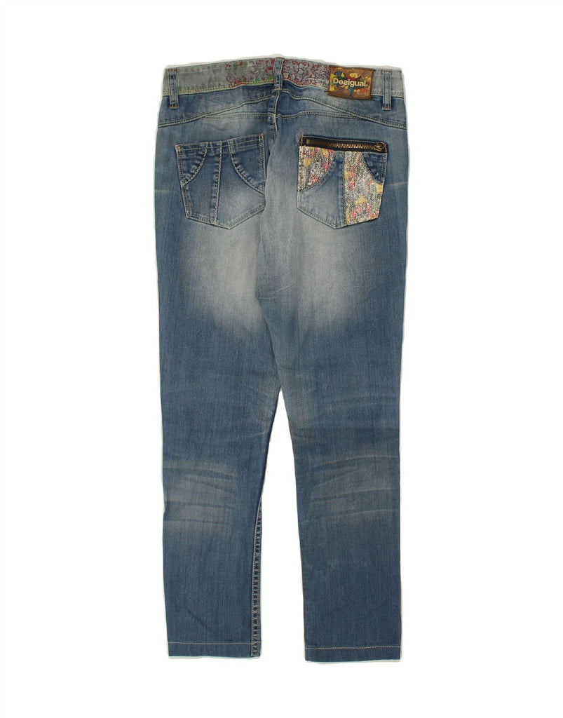 DESIGUAL Womens Slim Jeans W30 L26 Blue Vintage Desigual and Second-Hand Desigual from Messina Hembry 