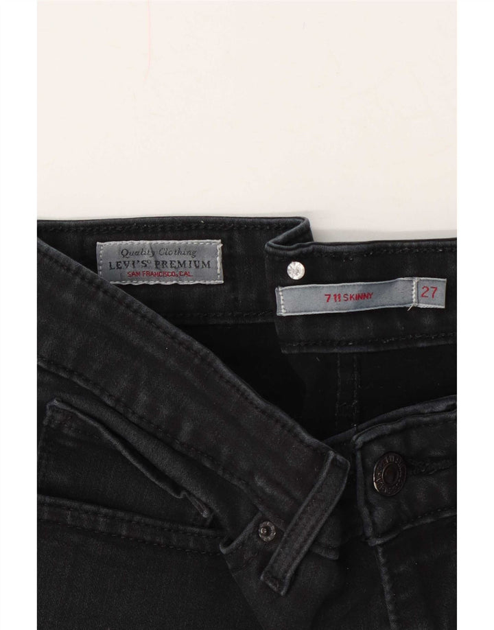 Levi's Womens 711 Skinny Jeans W27 L30 Navy Blue