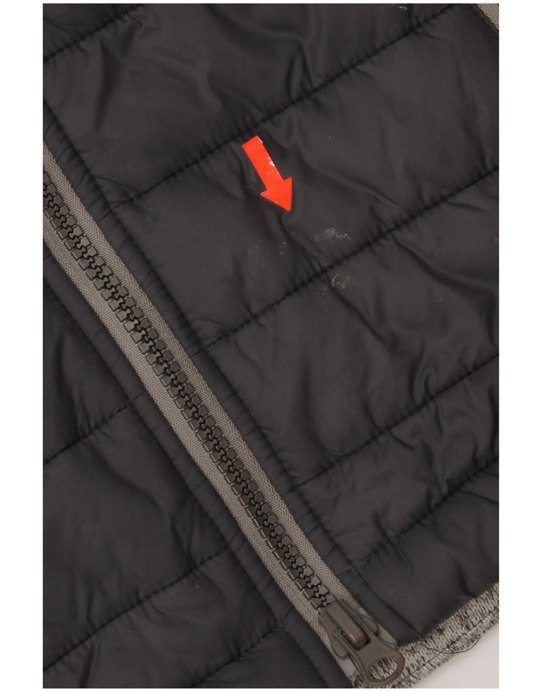 Superdry Mens Hooded Padded Jacket UK 36 Small Black Colourblock Polyester