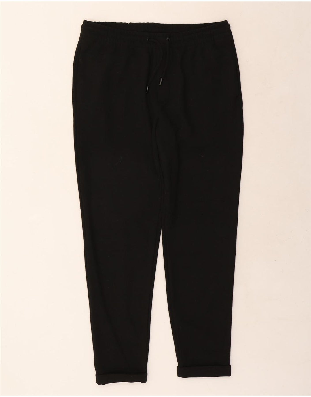 ZARA Mens Tracksuit Trousers Large  Black Polyester