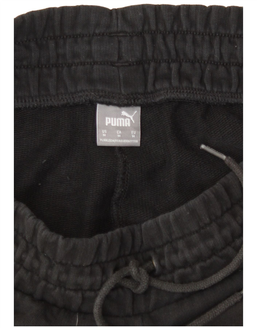 Puma Womens Sport Shorts UK 12 Medium  Black Cotton