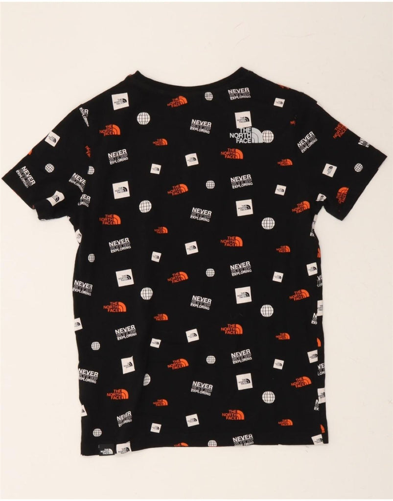 THE NORTH FACE Boys Graphic T-Shirt Top 14-15 Years XL Black Cotton Vintage The North Face and Second-Hand The North Face from Messina Hembry 