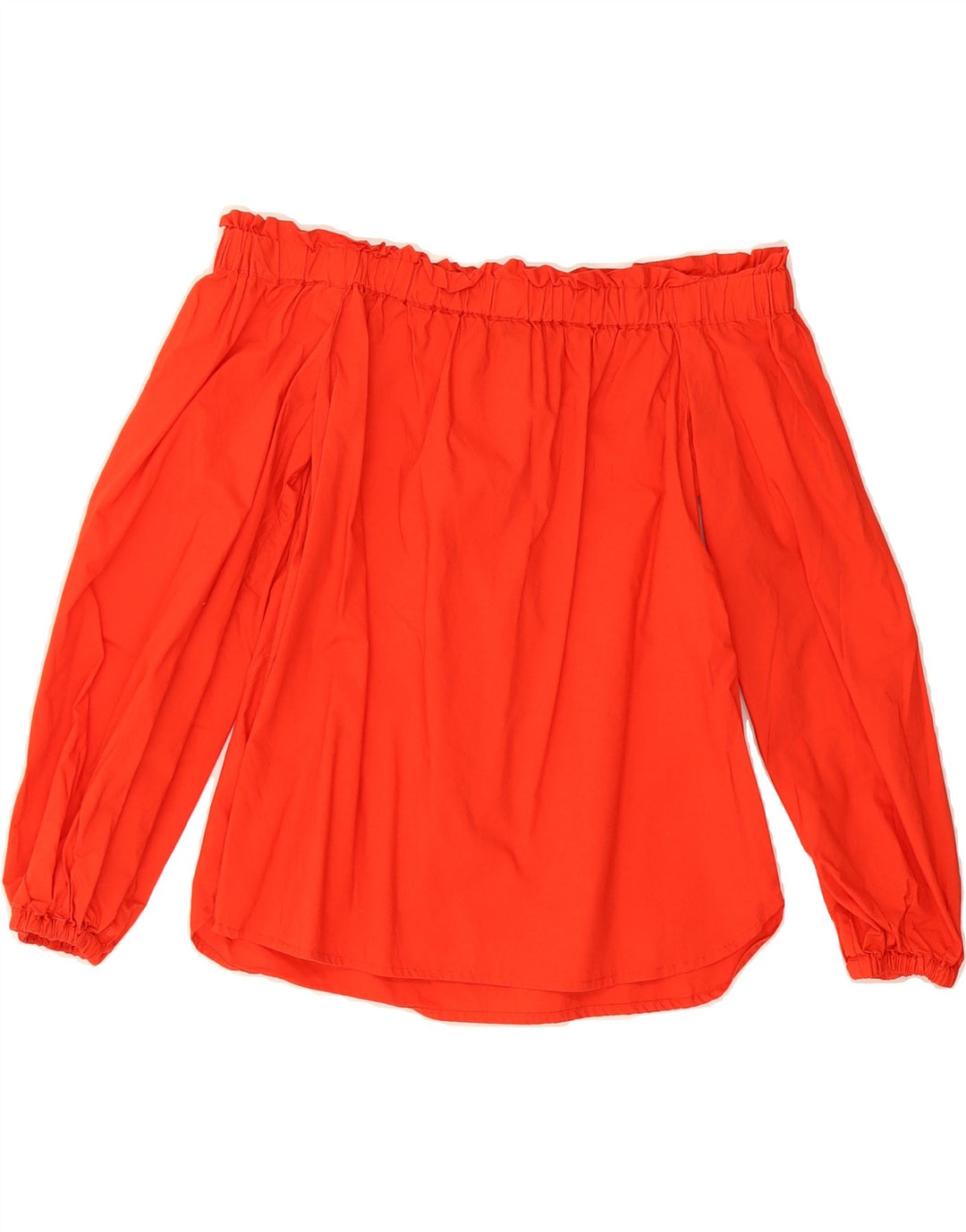 J. CREW Womens Off Shoulder Top US 0 XS Red Cotton Vintage J. Crew and Second-Hand J. Crew from Messina Hembry 