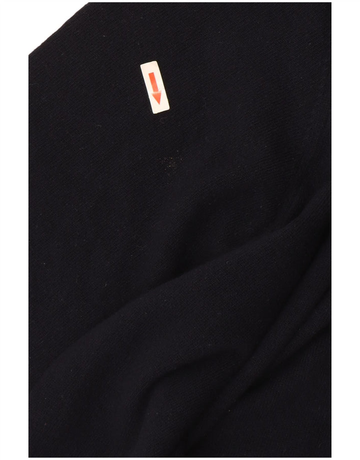 Armata Di Mare Mens V-Neck Jumper Sweater Large Navy Blue Wool