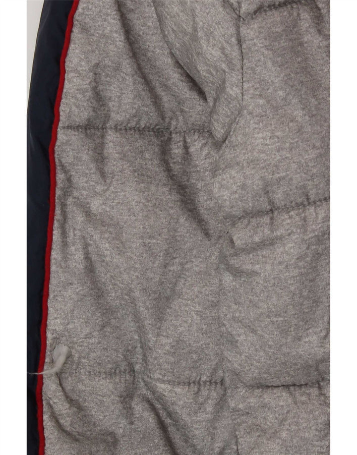 Levi's Boys Graphic Hooded Padded Jacket 11-12 Years Grey Colourblock