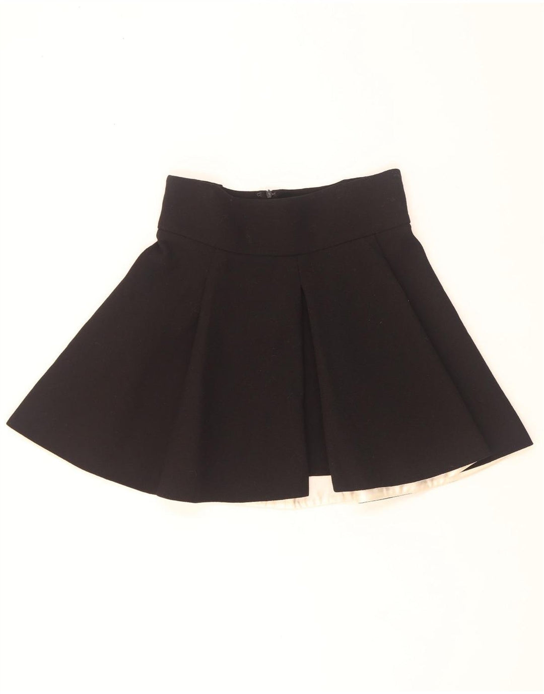 Fausto Puglisi Womens Mini Pleated Skirt W29 Medium Black