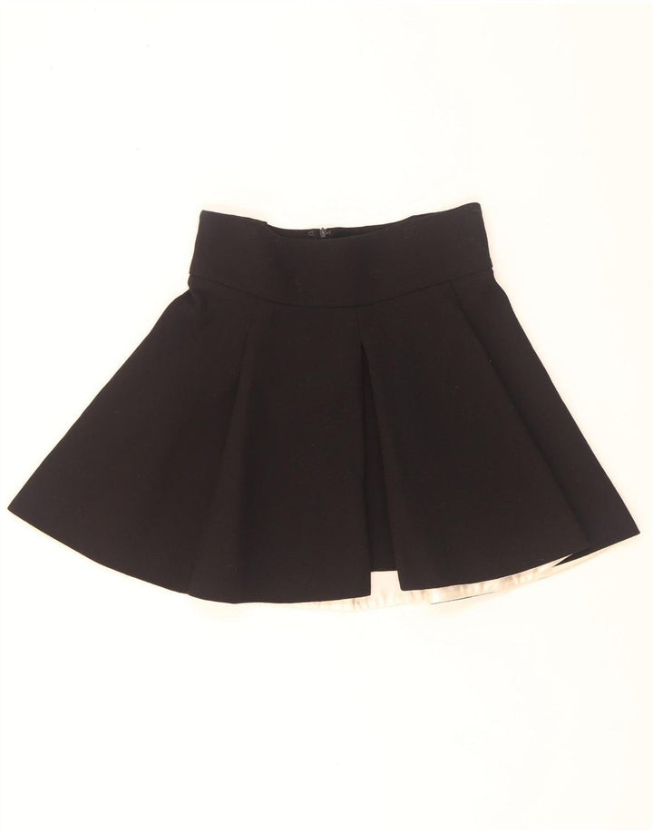 Fausto Puglisi Womens Mini Pleated Skirt W29 Medium Black
