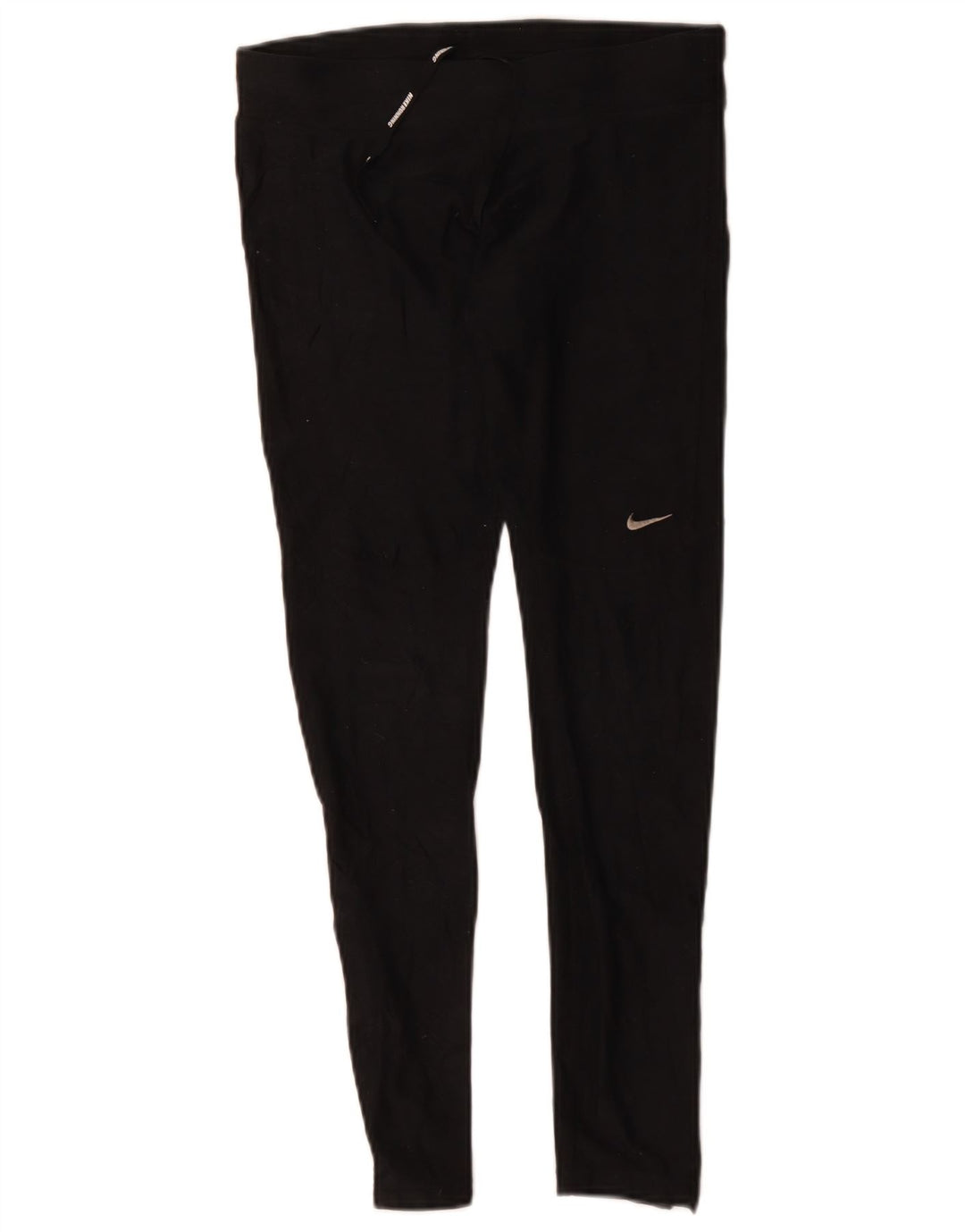Nike Womens Dri Fit Tracksuit Trousers UK 10 Small  Black Polyester
