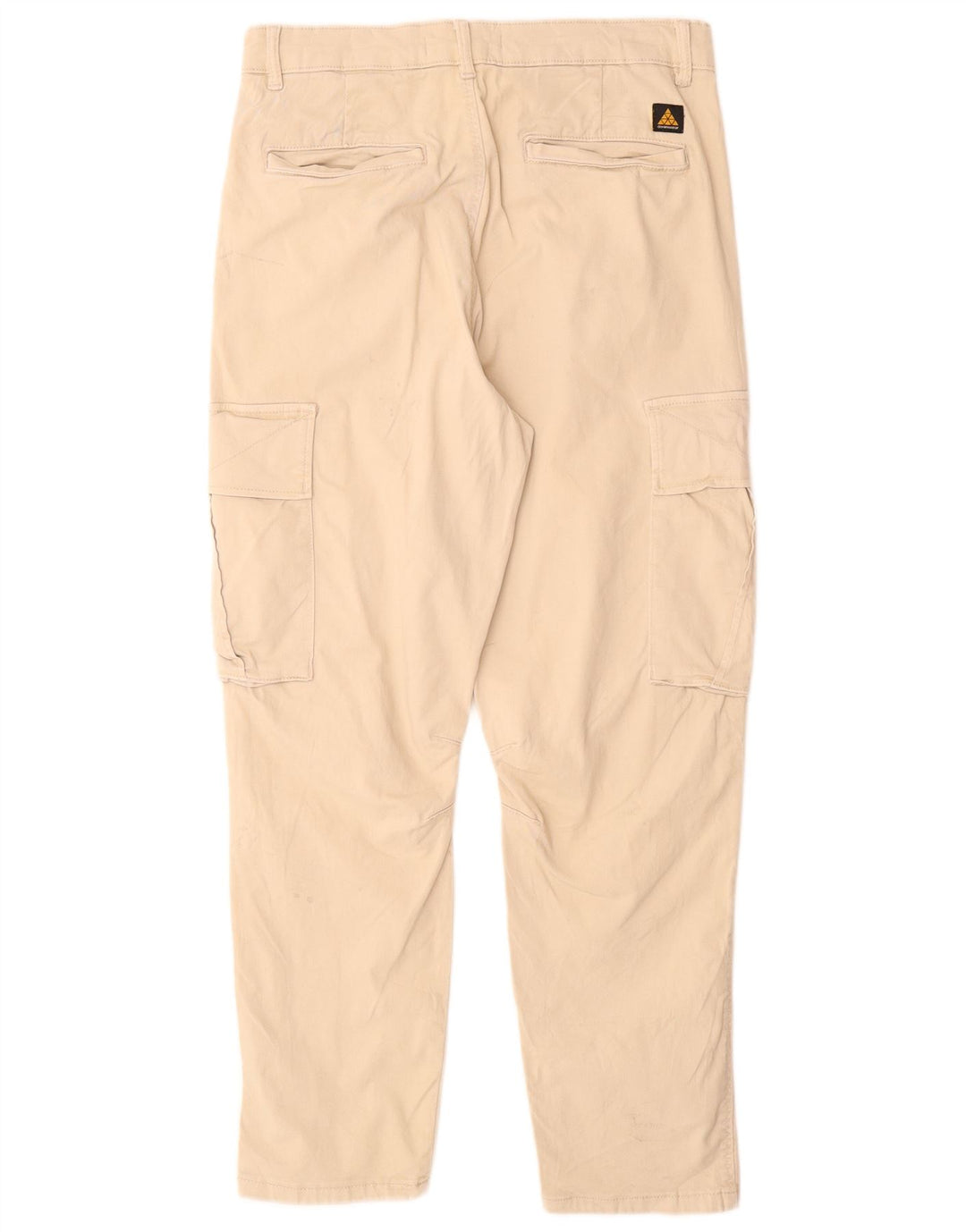 ZARA Mens Slim Cargo Trousers EU 40 Medium W31 L28 Beige Cotton