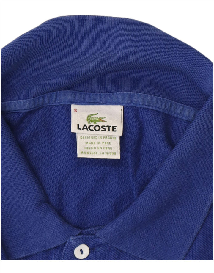 LACOSTE Mens Polo Shirt Size 5 Large Blue